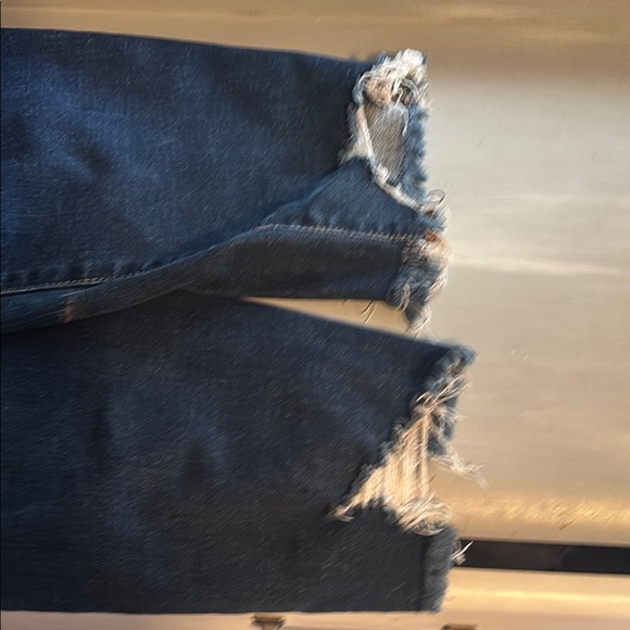 Distressed Blue Jeans - Picture 4 of 6